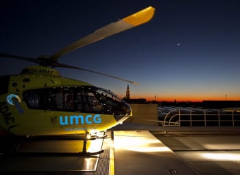 Traumaheli UMCG gaat nachtvluchten uitvoeren