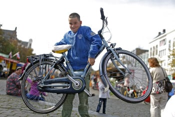 Fietsers in Groningen 10