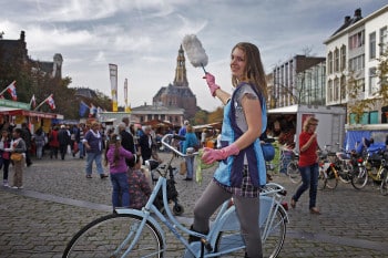 Fietsers in Groningen 9